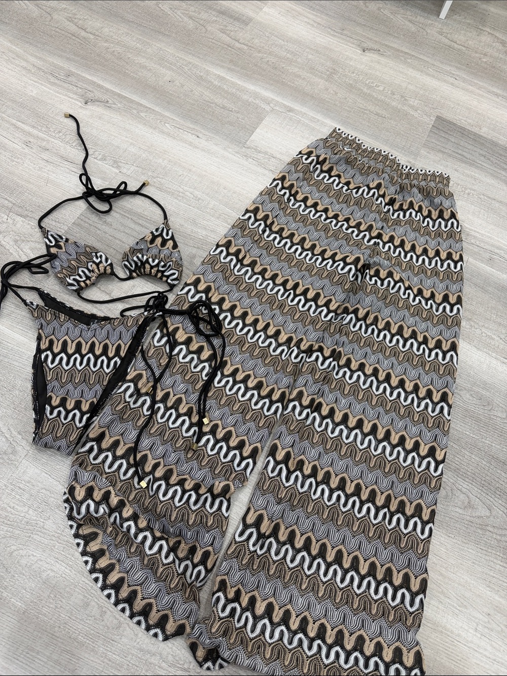 South Beach 3 Piece Bathing Suit Set